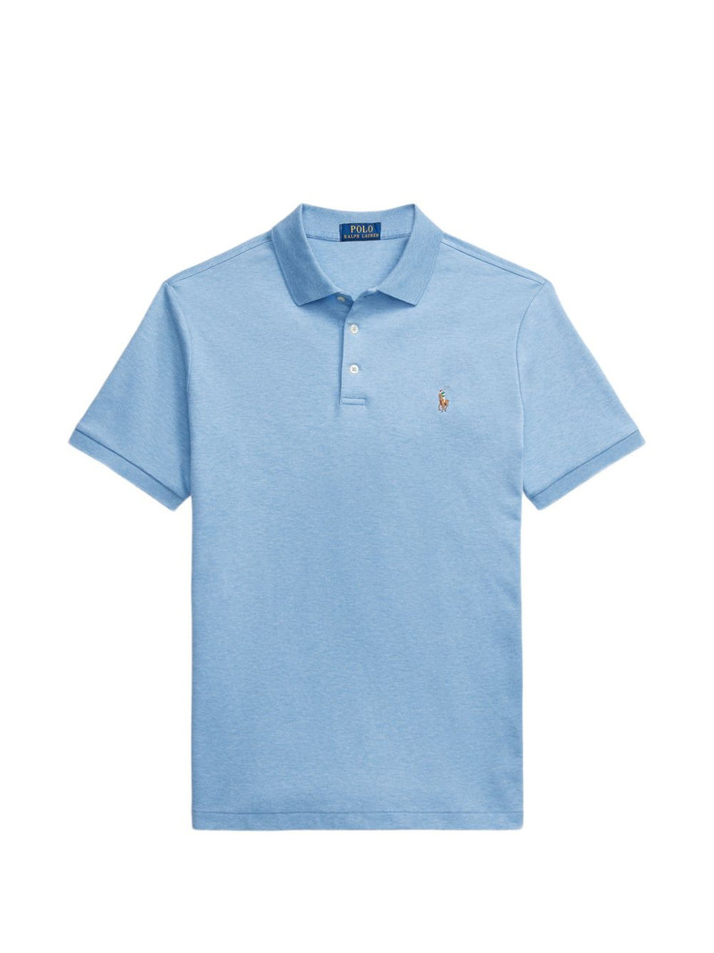 logo-embroidered polo shirt 1