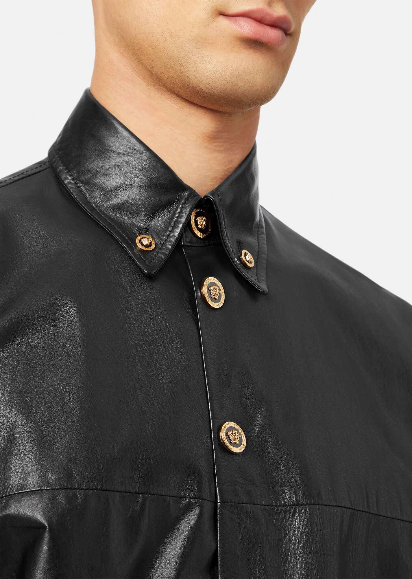 Nappa Leather Shirt - 5