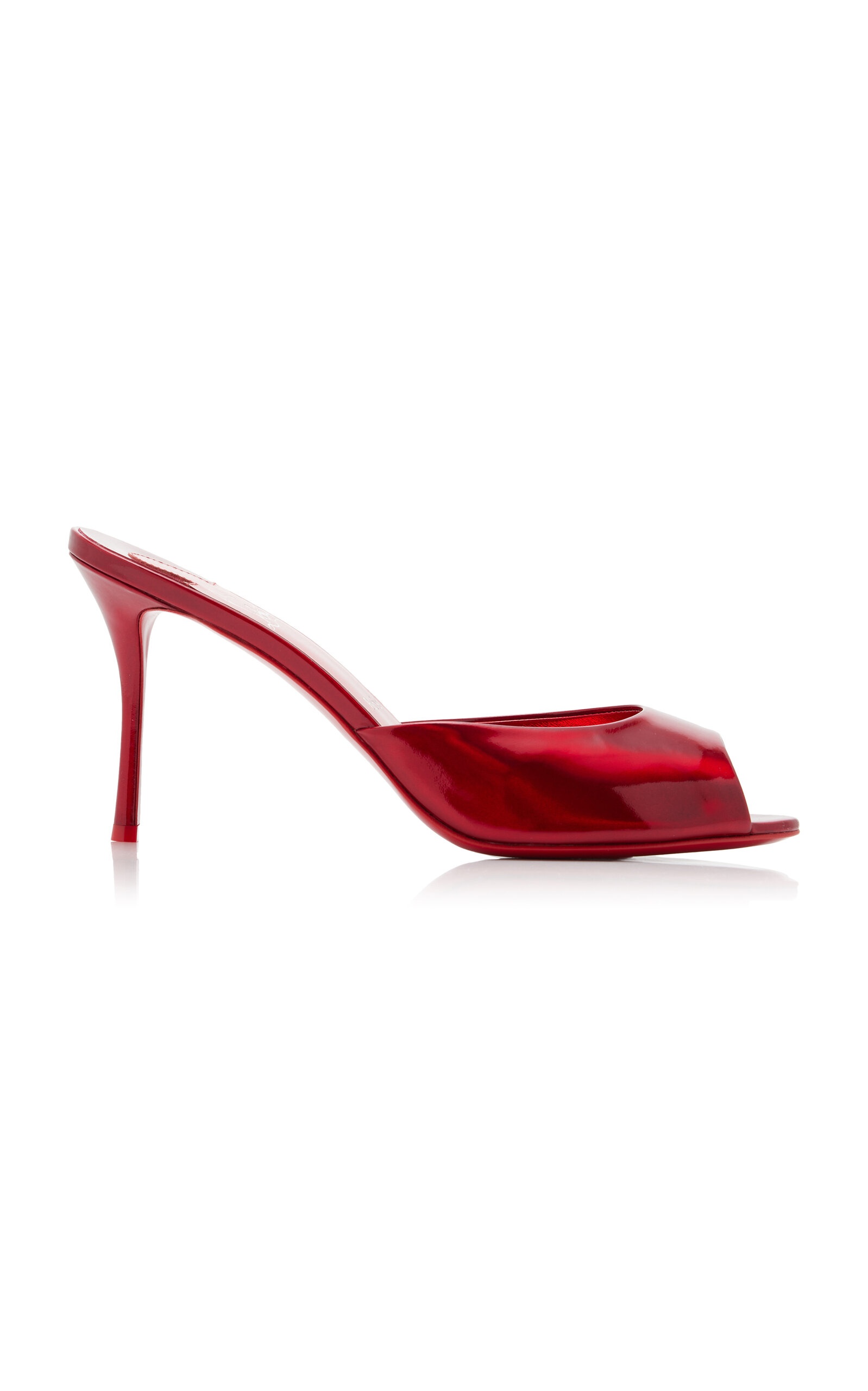 Me Dolly 85mm Patent Leather Mules red - 1