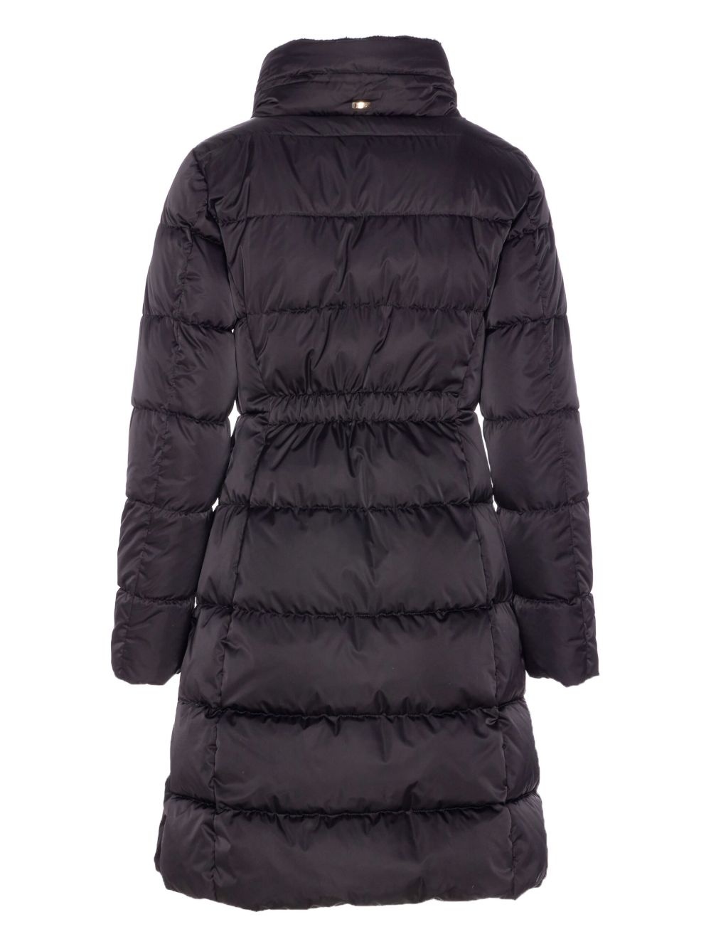 padded high-neck oversized coat - 2