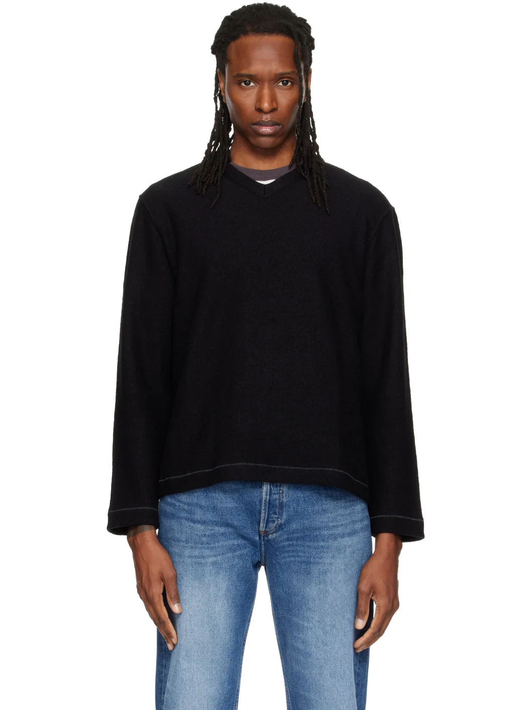 Black Luca Sweater - 1