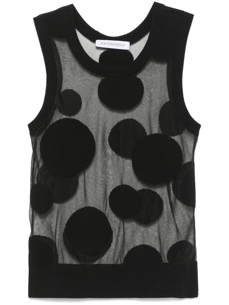 polka-dot tank top 1