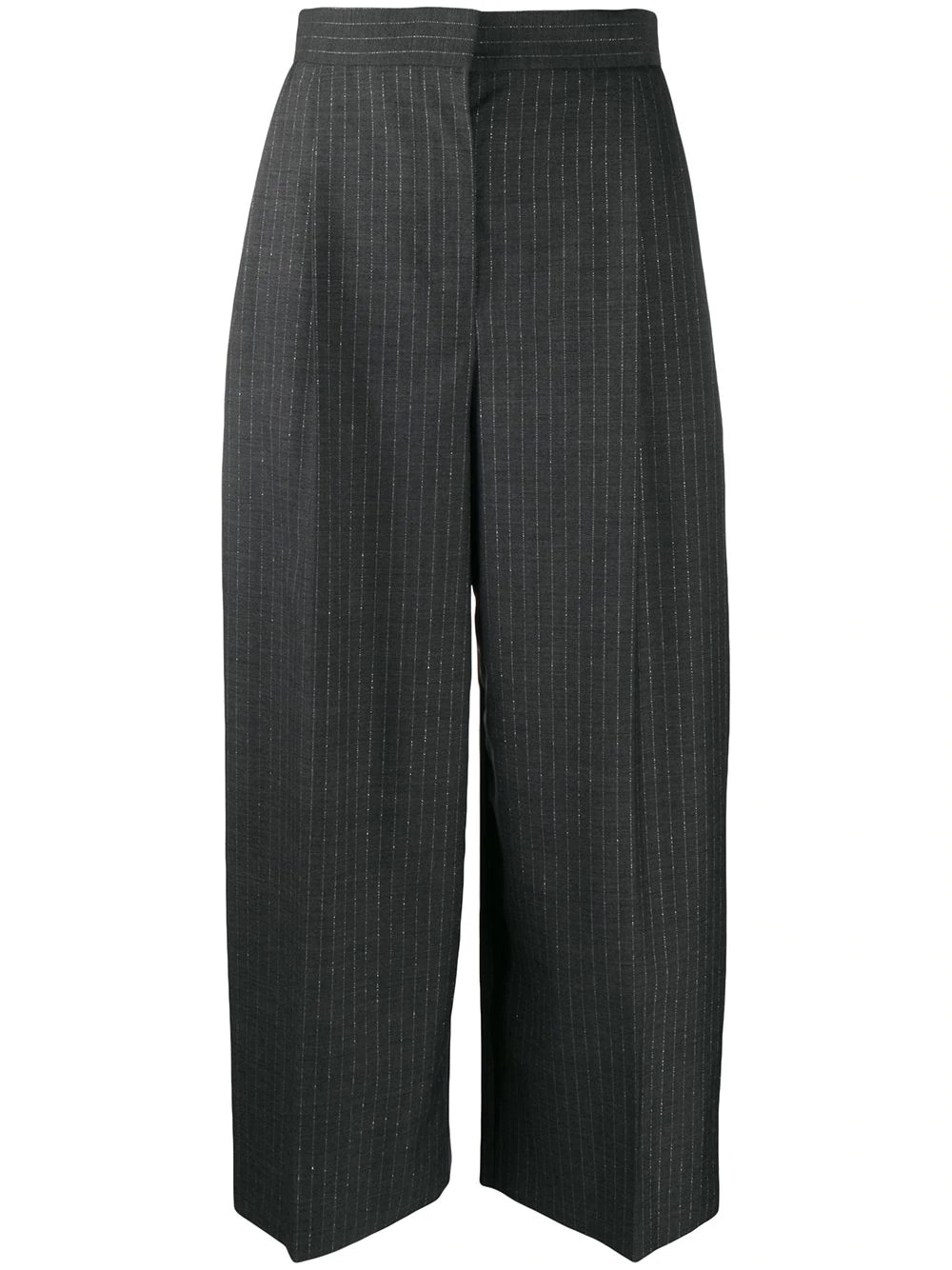 tailored pinstripe culottes - 1