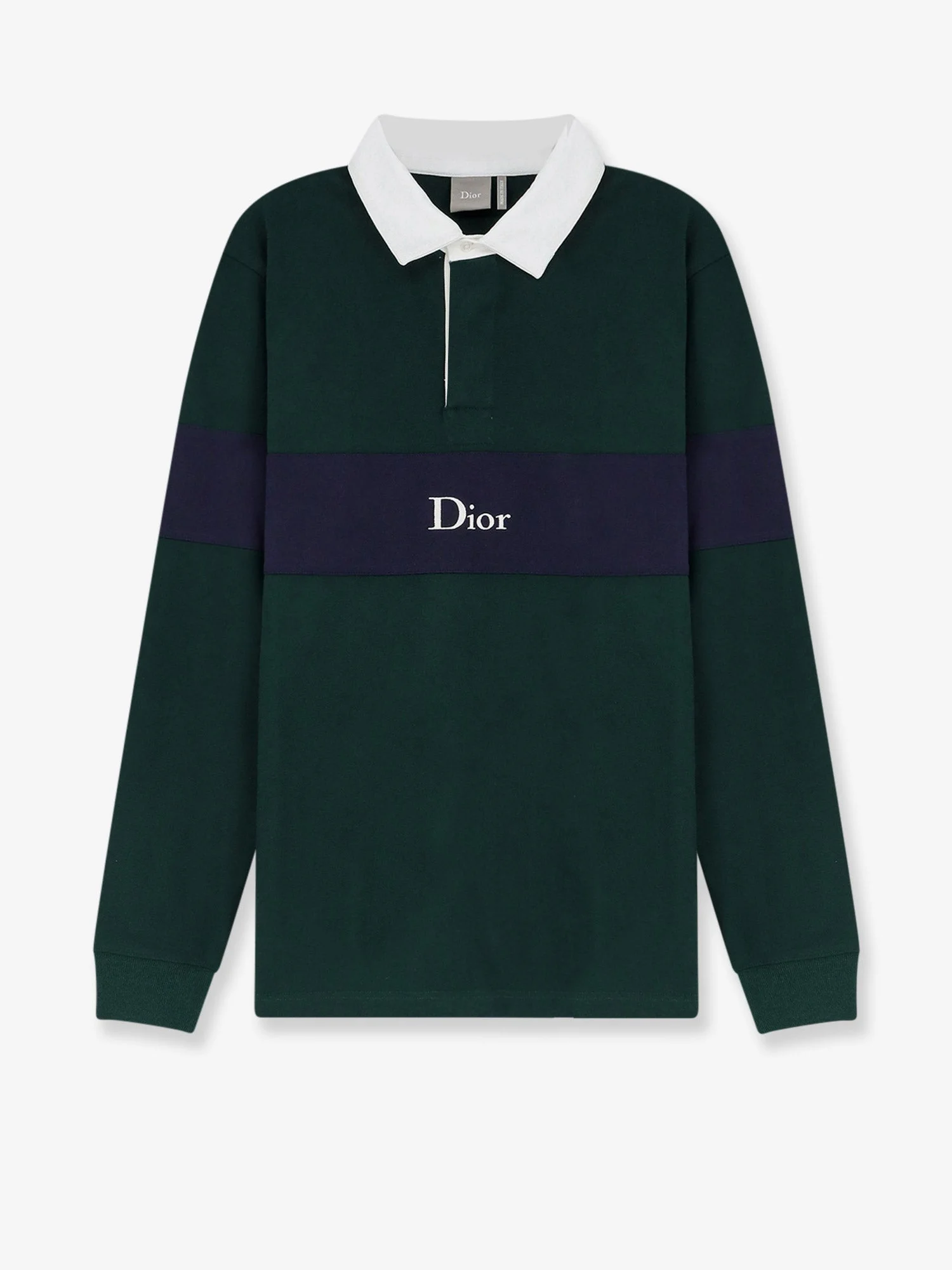 Dior Cotton Polo Rugby Green Men - 1