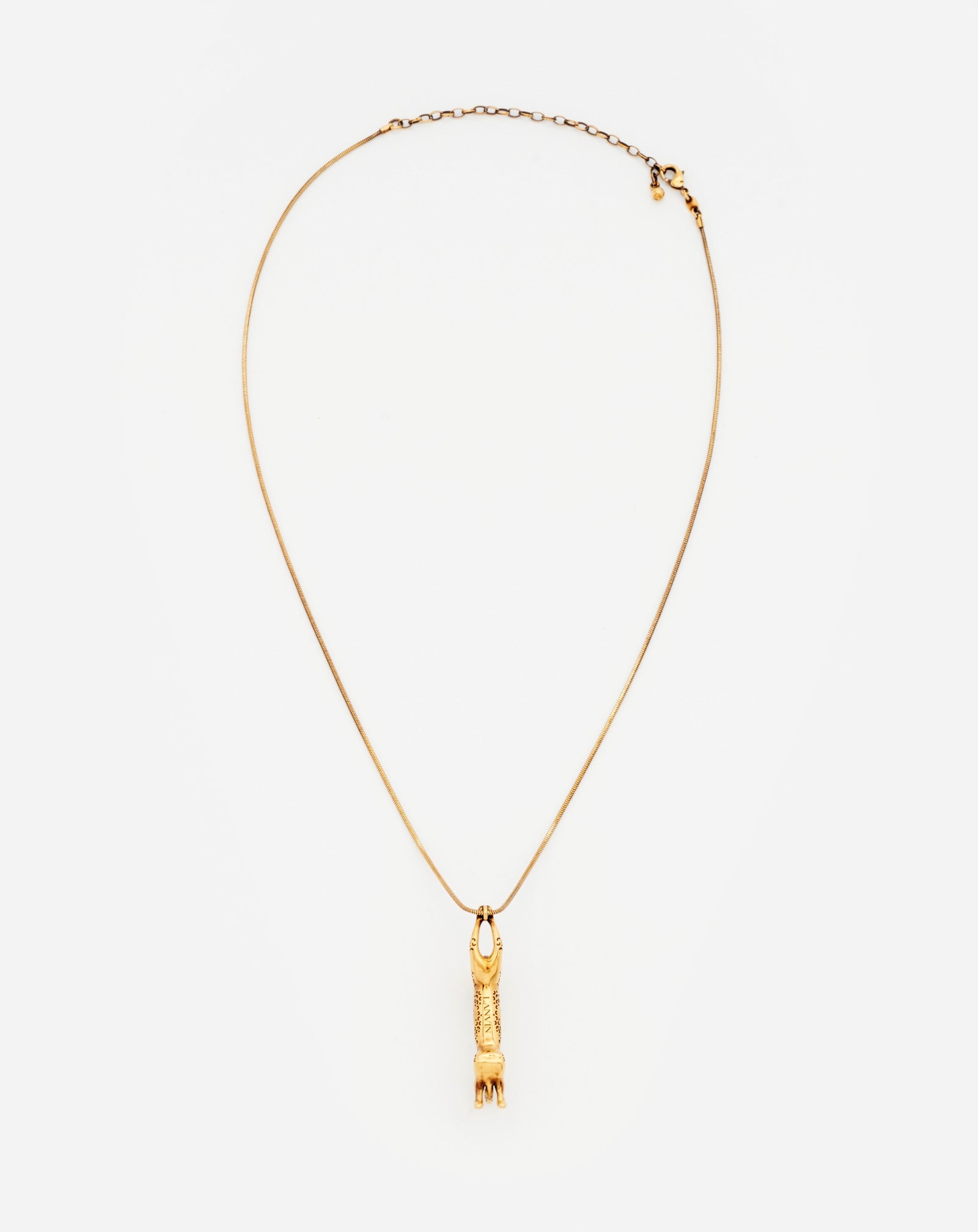 LANVIN CAT NECKLACE - 3
