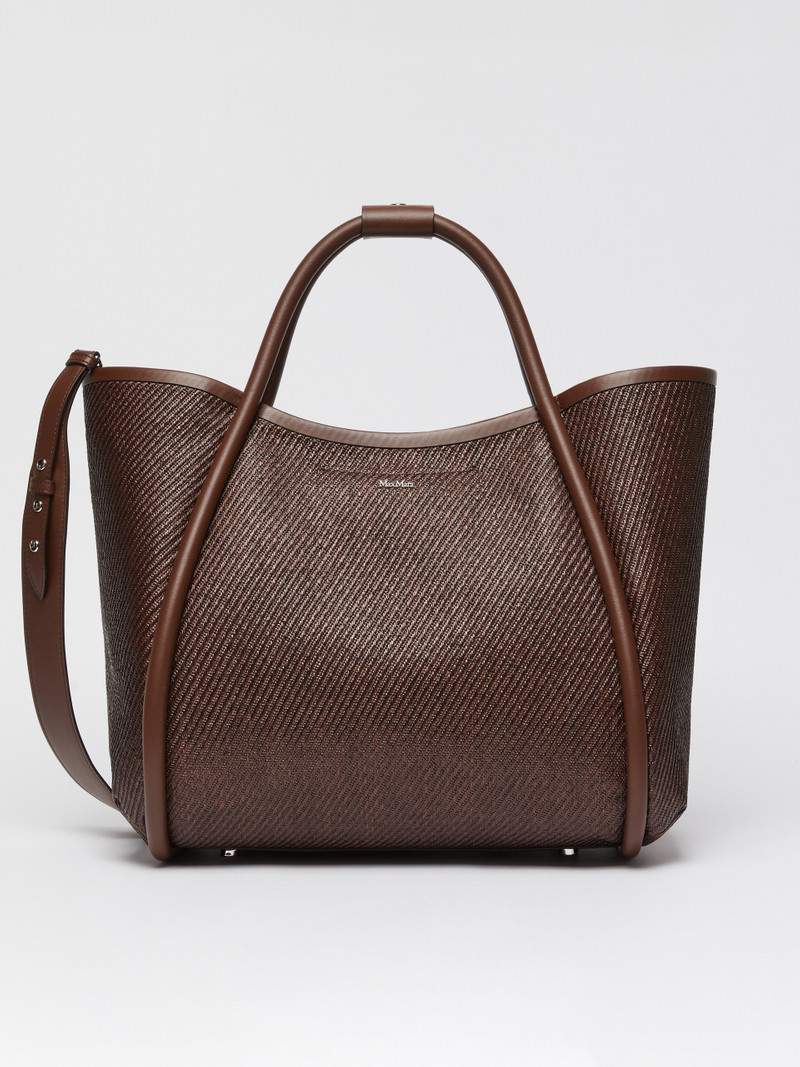 SUMMERMARINEM Medium raffia-look fabric Marine bag 1