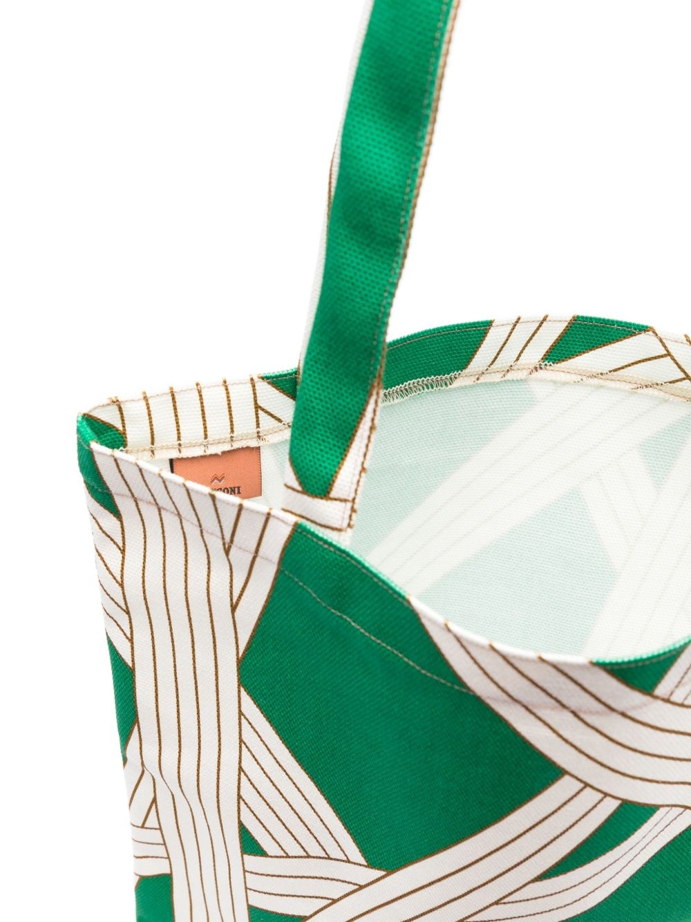 striped tote bag - 5