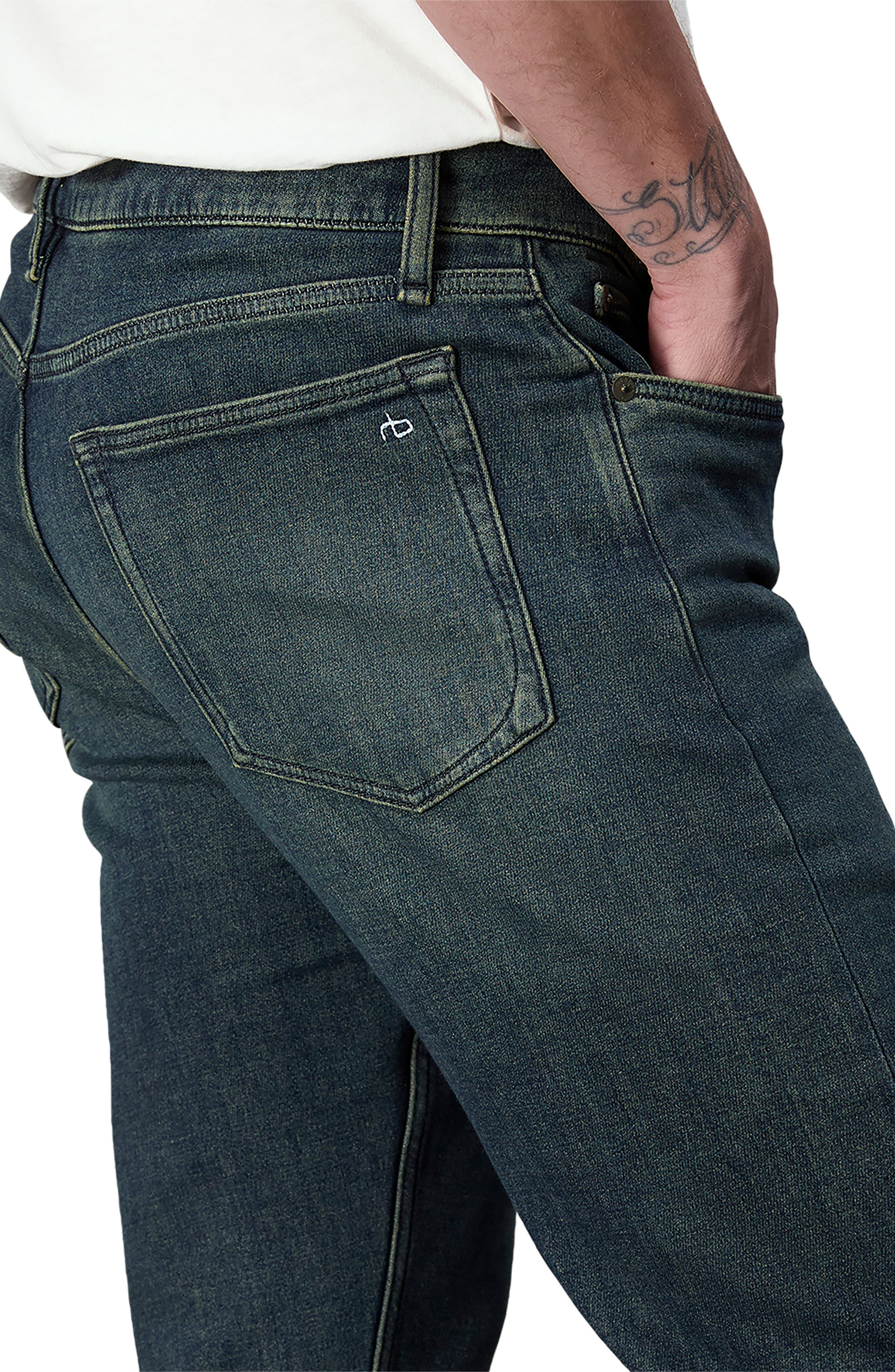 rag & bone Fit 3 Stride Athletic Fit Jeans in Shaw at Nordstrom - 4