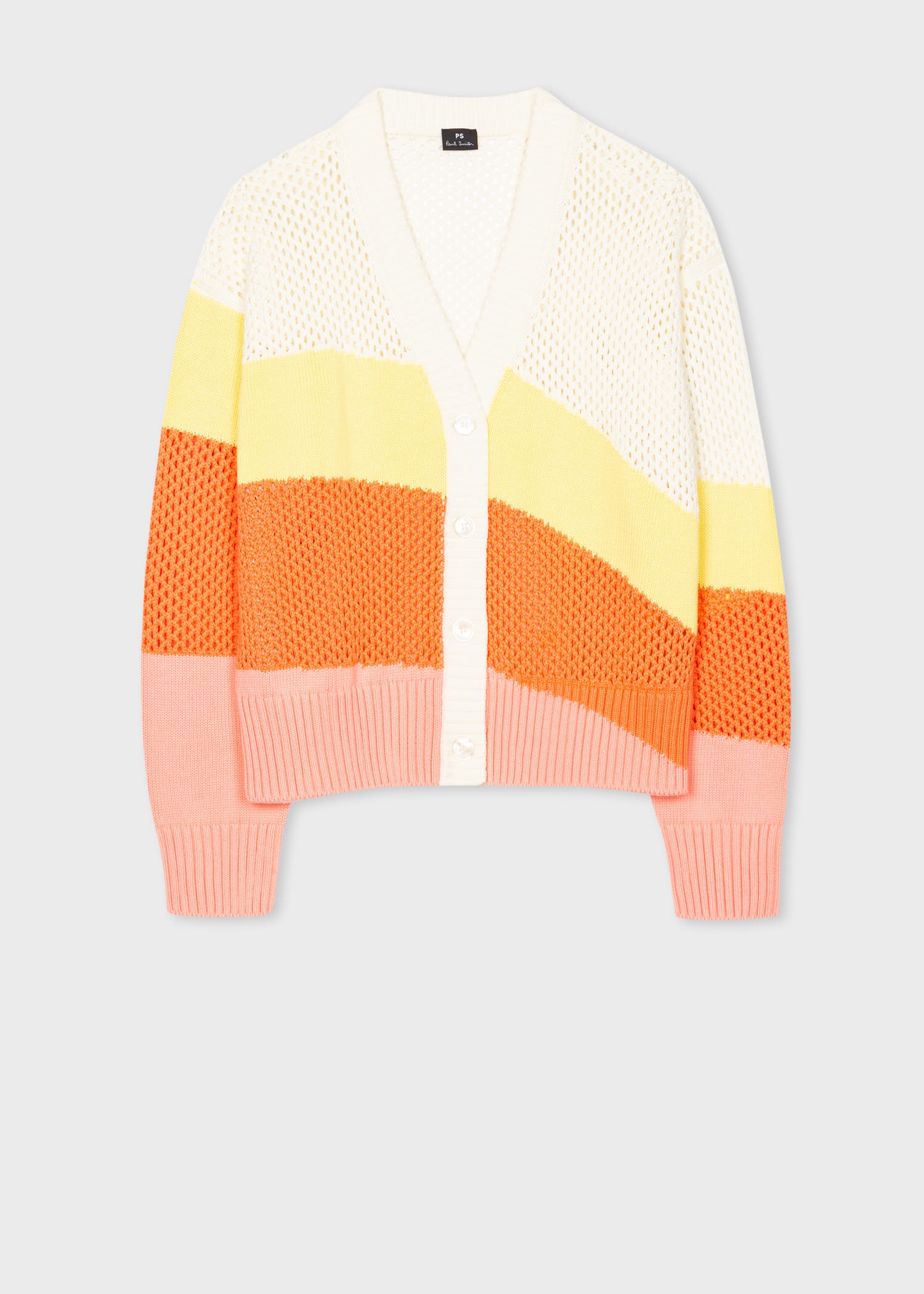 Ecru Crochet 'Sunray' Cardigan - 1