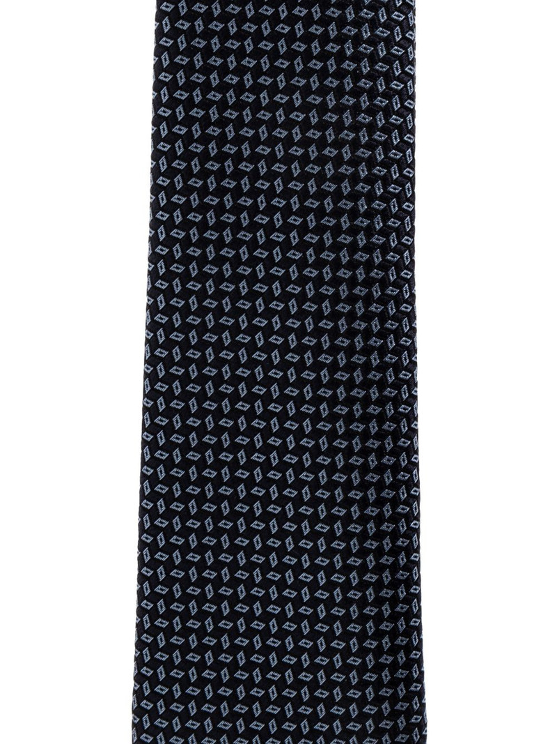 GIORGIO ARMANI patterned tie outlook