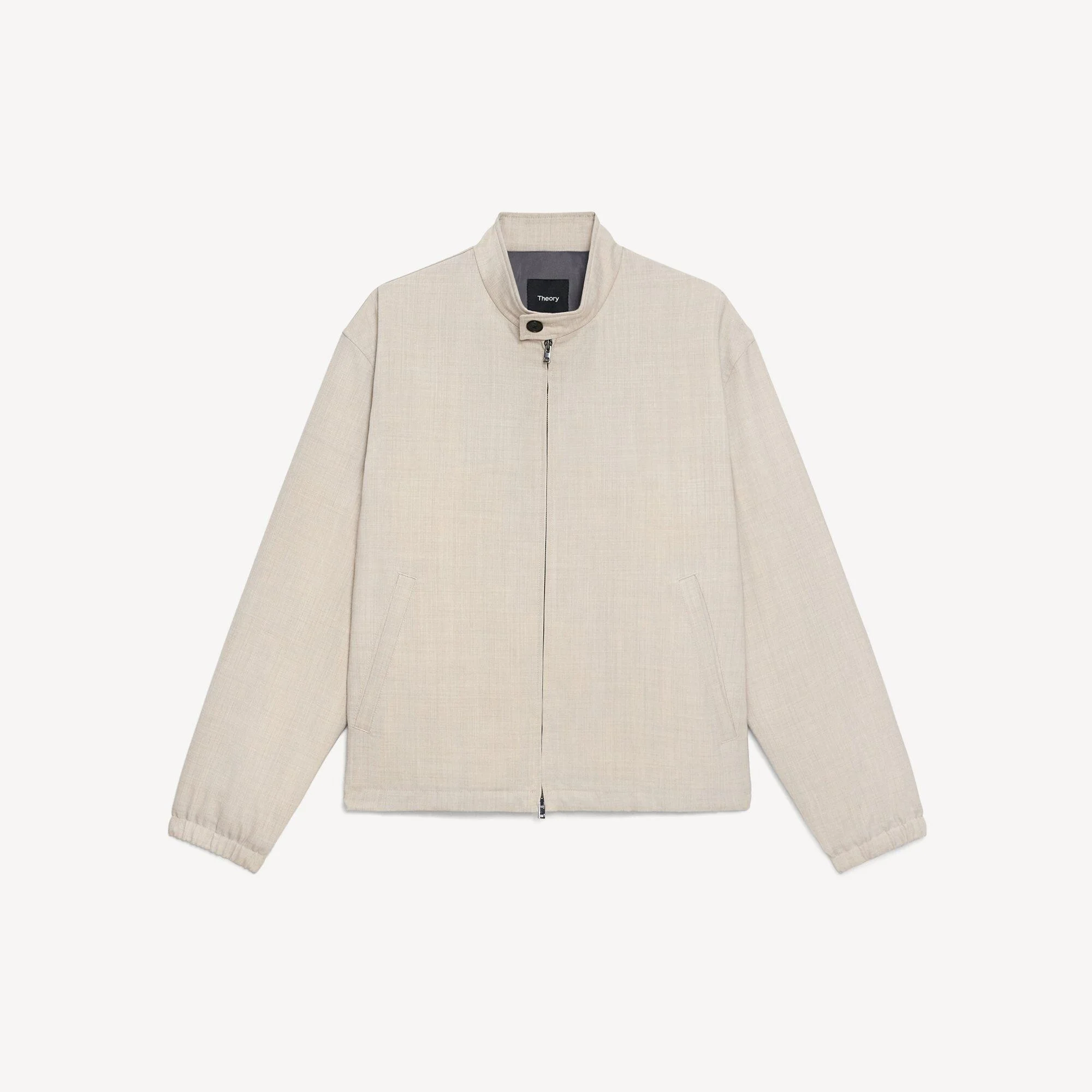 Harrington Jacket in Motion Wool Twill - 1
