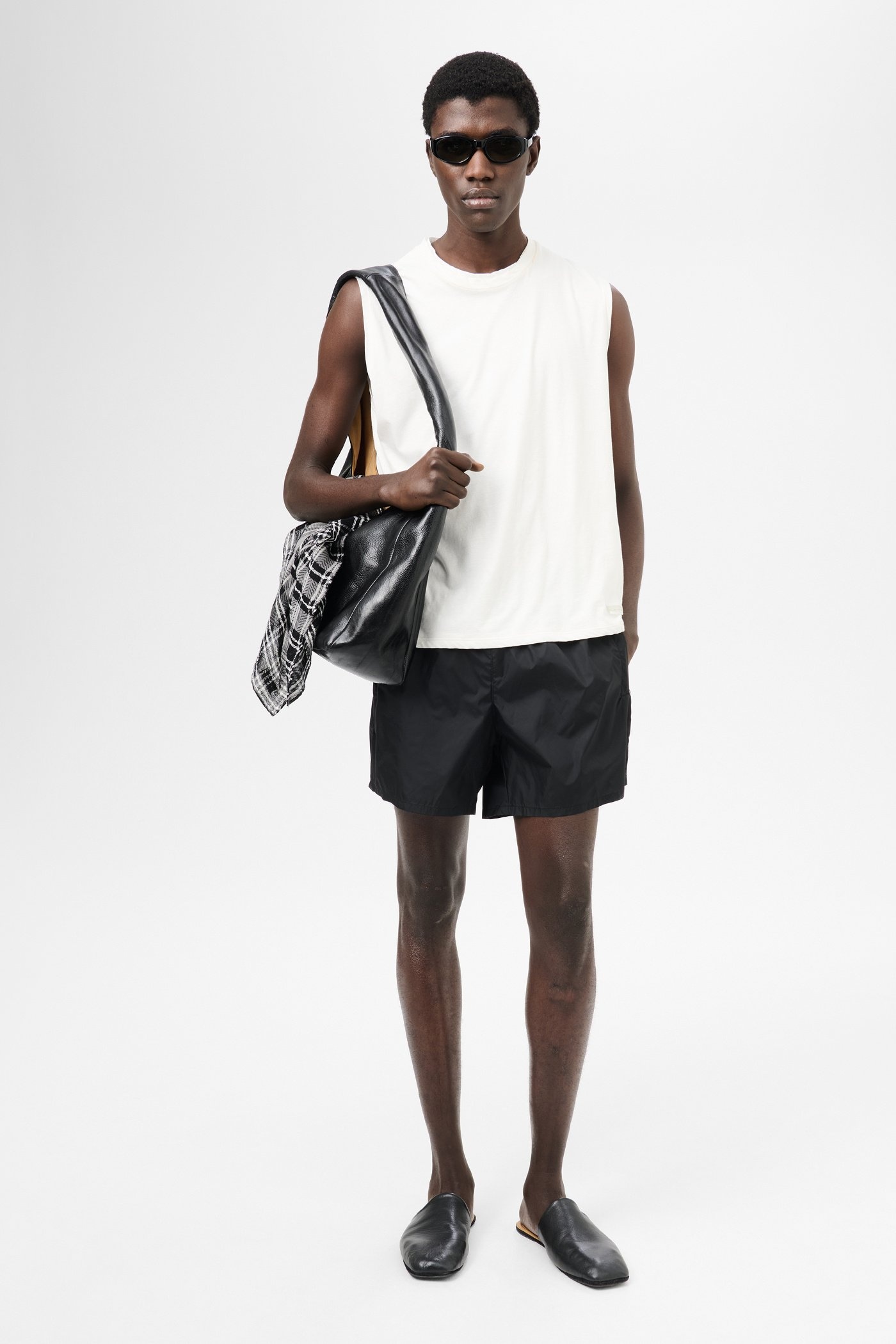 OUR LEGACY｜SLEEVELESS (BREATHE TANK White Para Cotton ( Our Legacy Our Legacy Breathe Sleeveless Tank White EU48