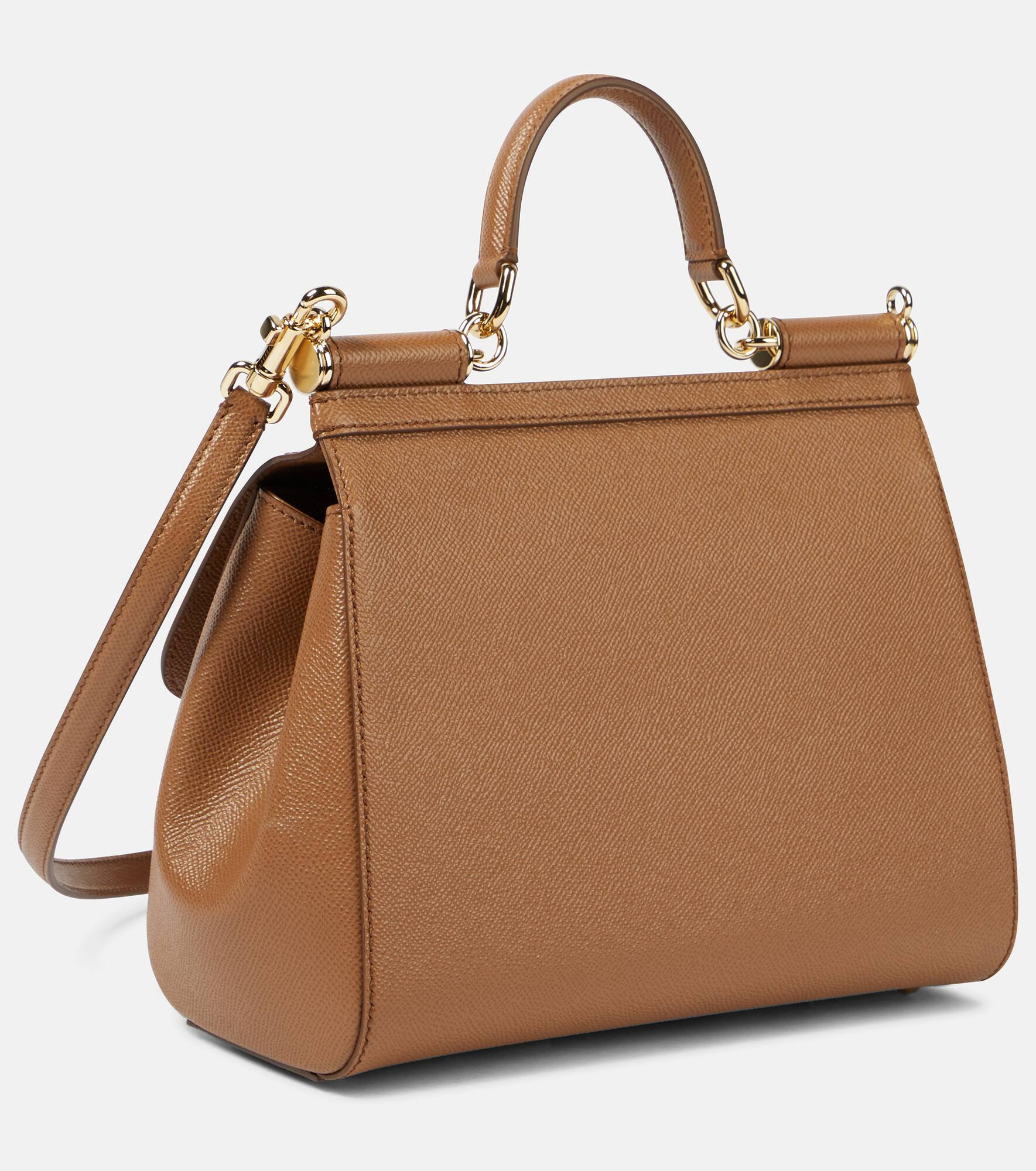 Sicily Medium leather shoulder bag - 4