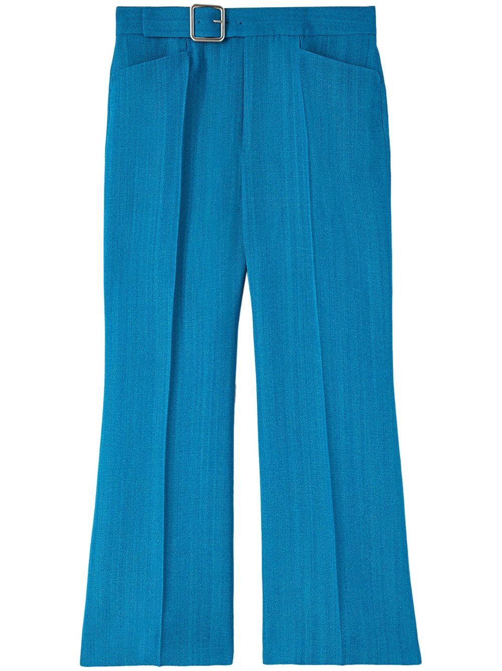 high-waist flared trousers - 1
