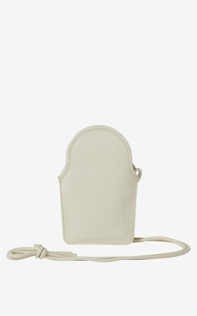 KENZO Onda leather crossbody phone holder. 1