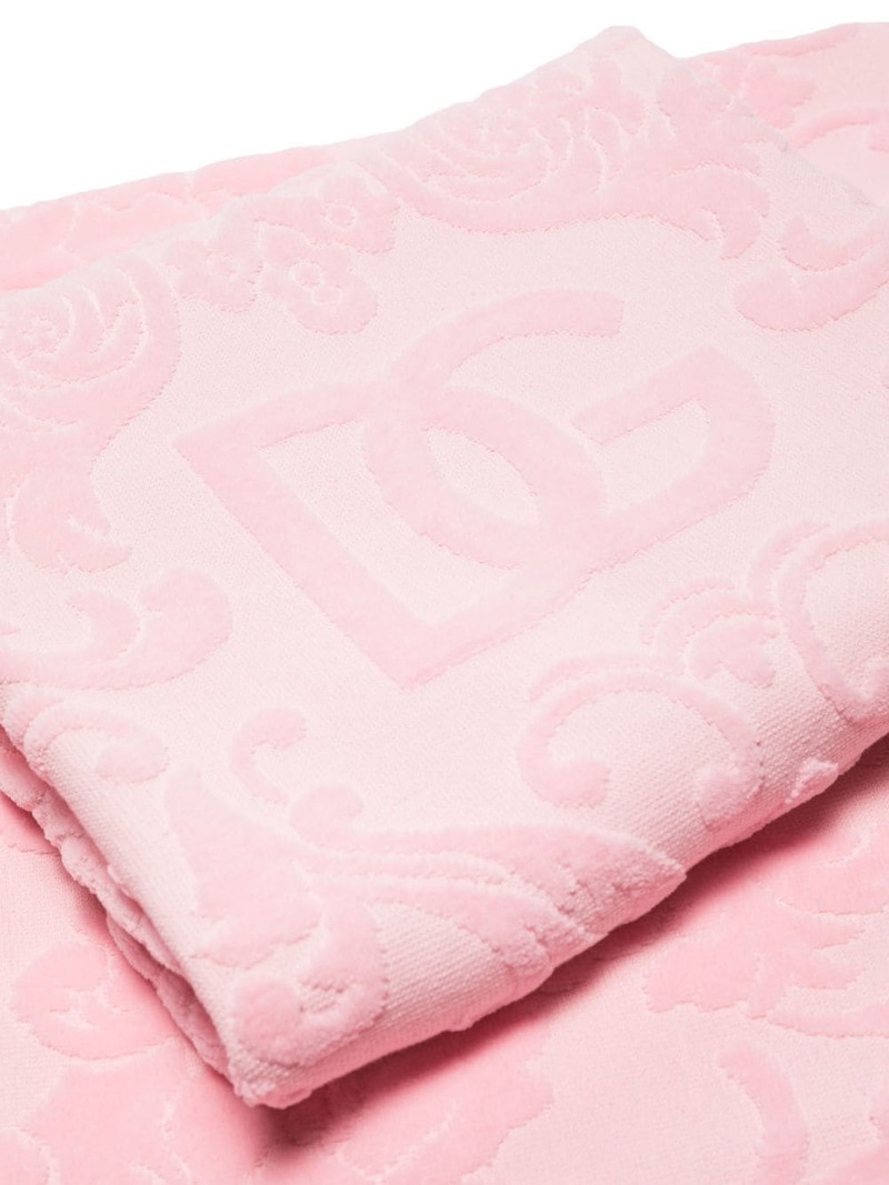 Dolce & Gabbana logo-jacquard towel set outlook