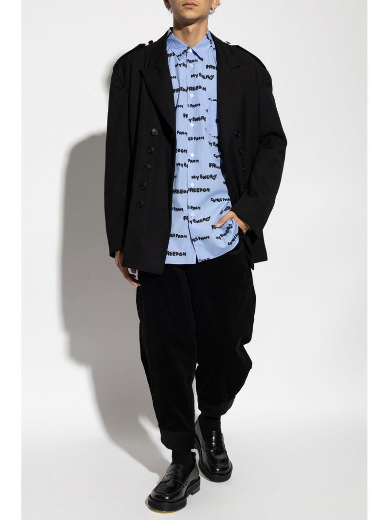 Comme des Garçons SHIRT slogan-print hirt outlook
