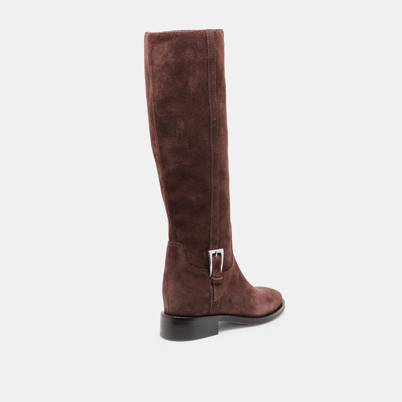 KILIAN H2O WIDE CALF BOOTS MAHOGANY SUEDE 6