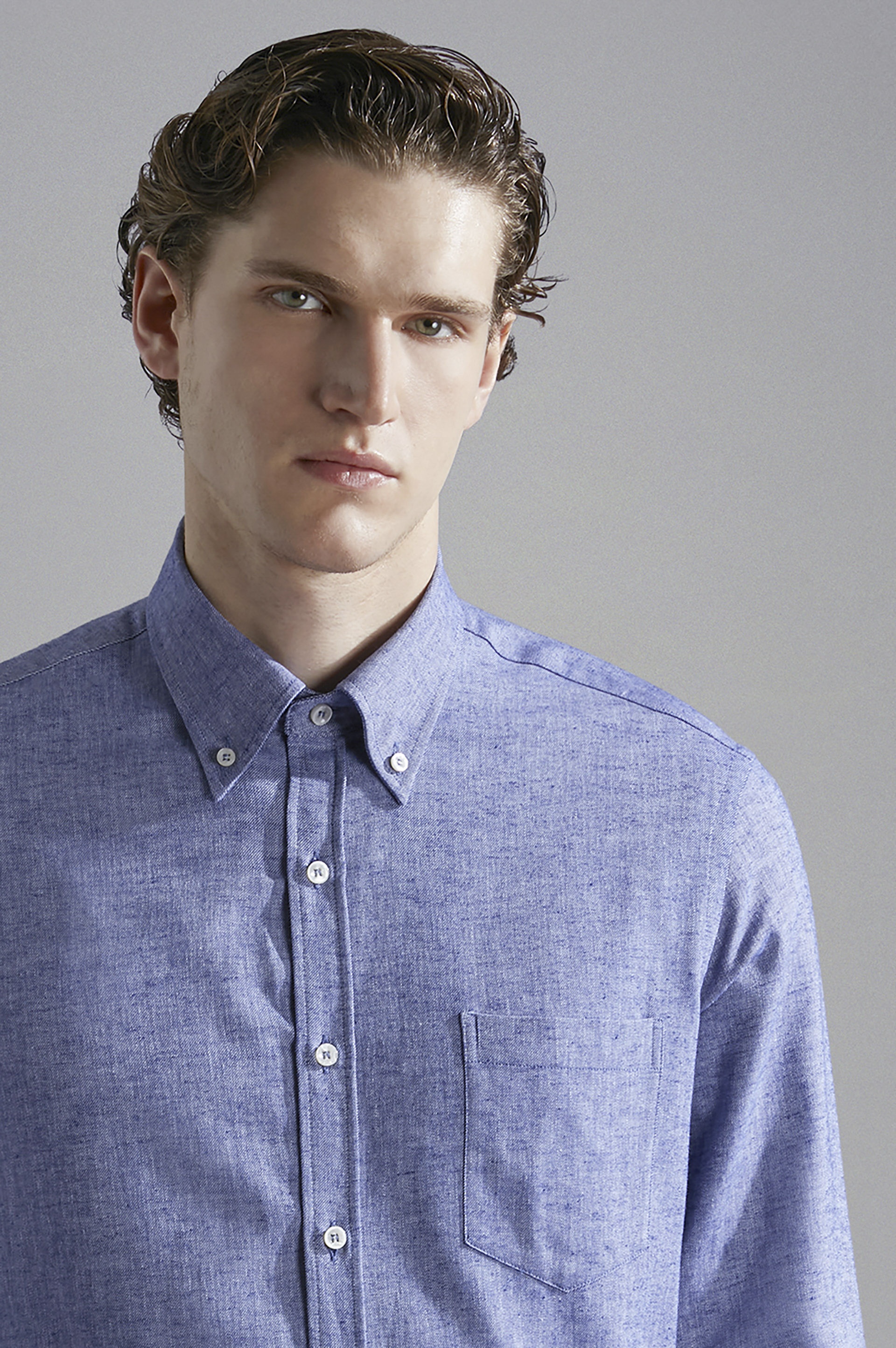 COTTON AND LINEN SHIRT - 4