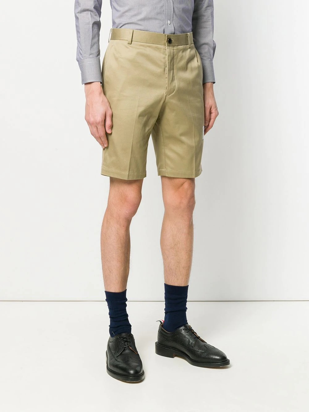 Cotton Twill Unconstructed Chino Shorts - 3