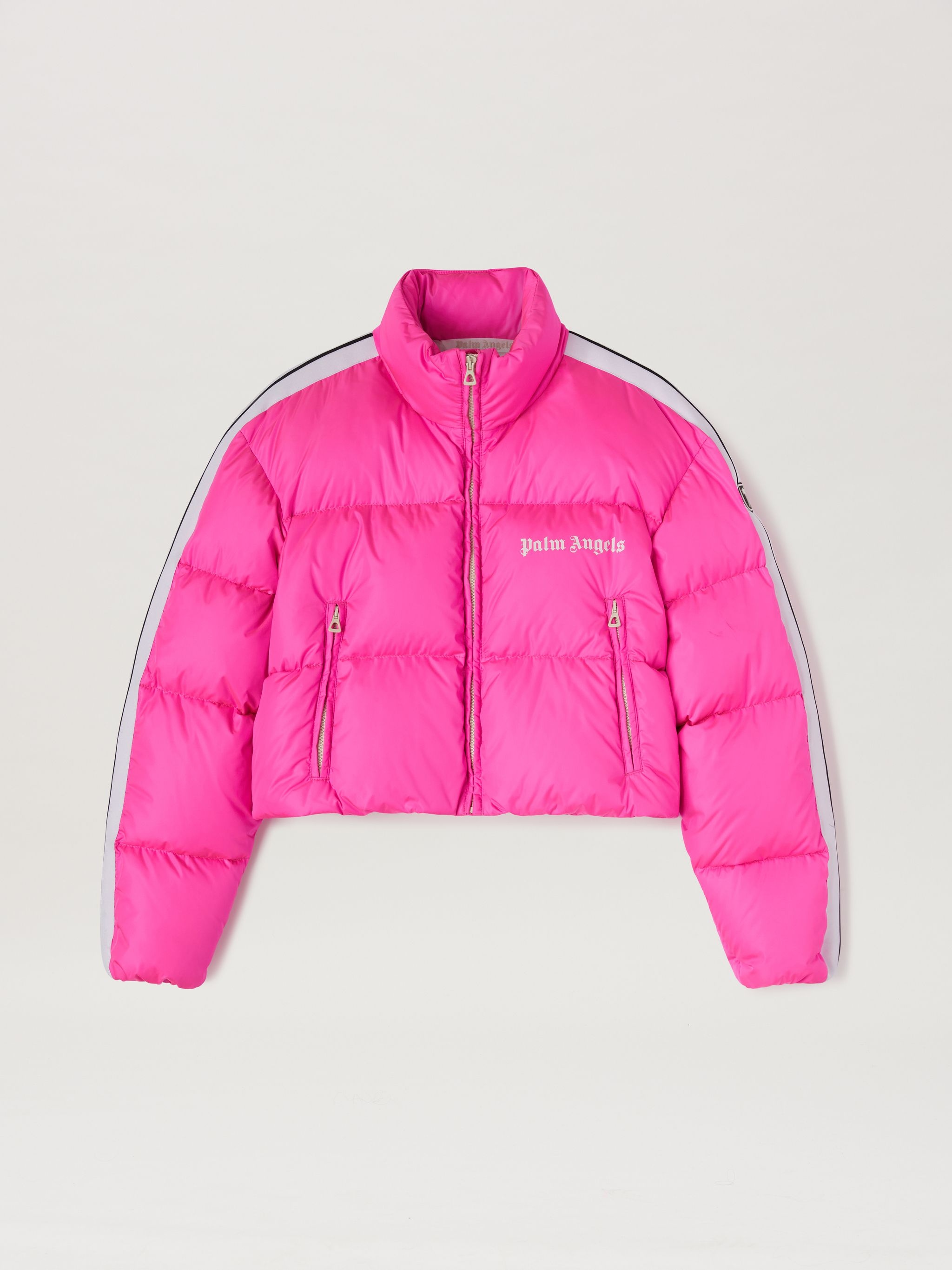 Cropped Track Down Jacket - 1