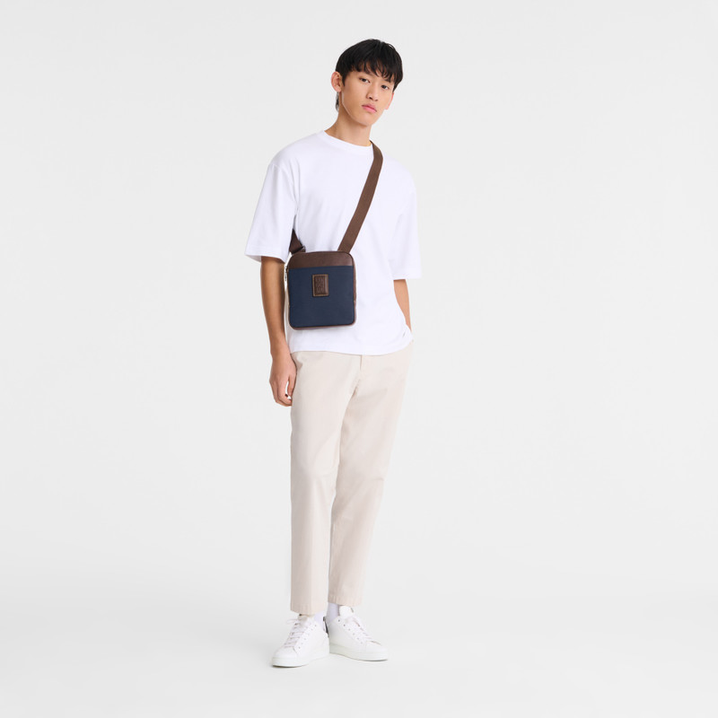 Longchamp Boxford XS Crossbody bag Blue - Canvas outlook