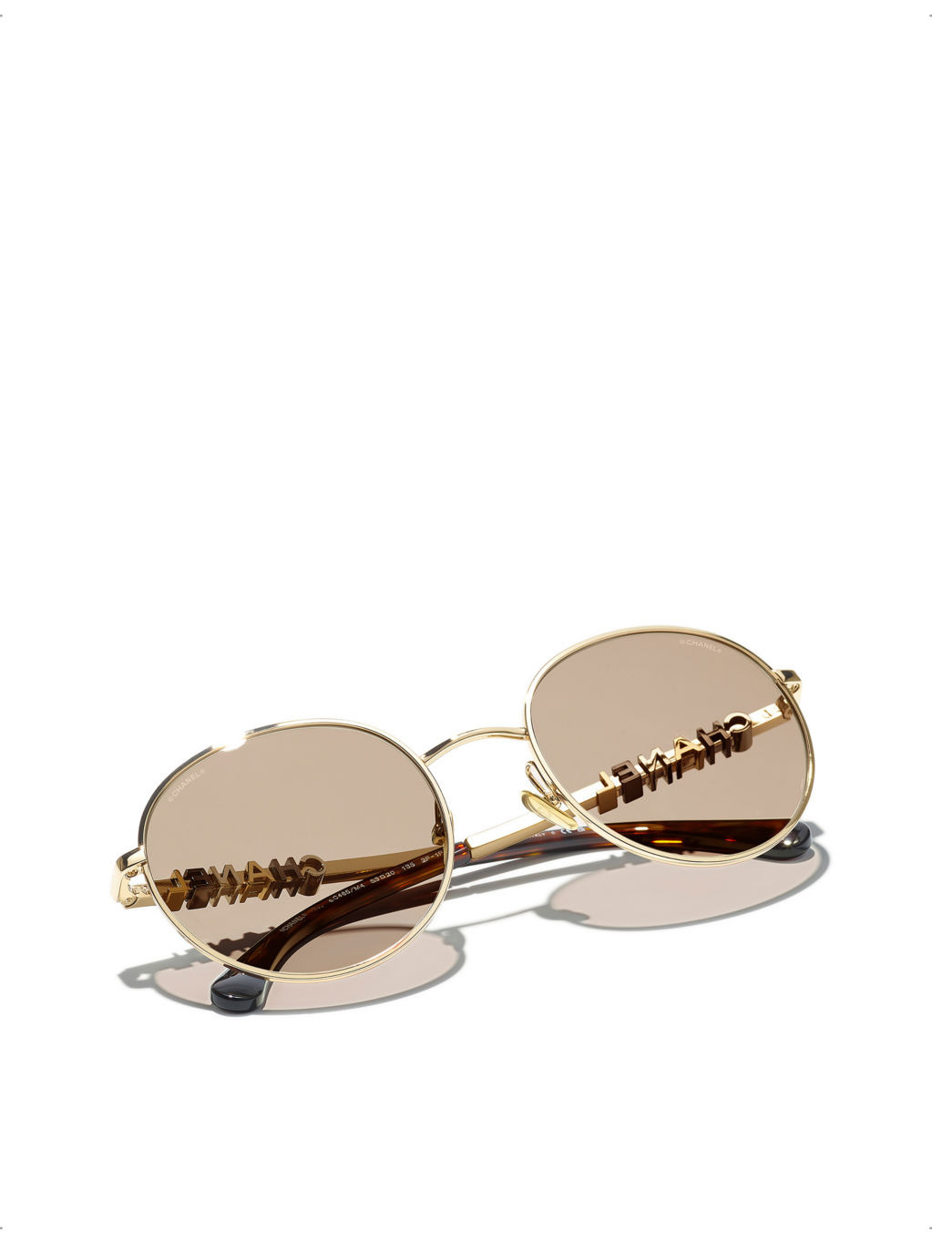 CH4282 round-frame metal sunglasses - 4