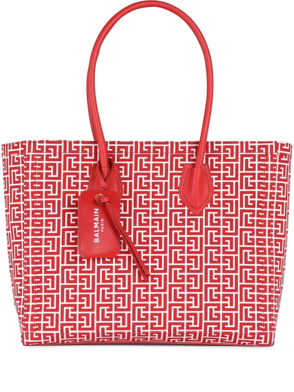 monogram-print tote bag - 1