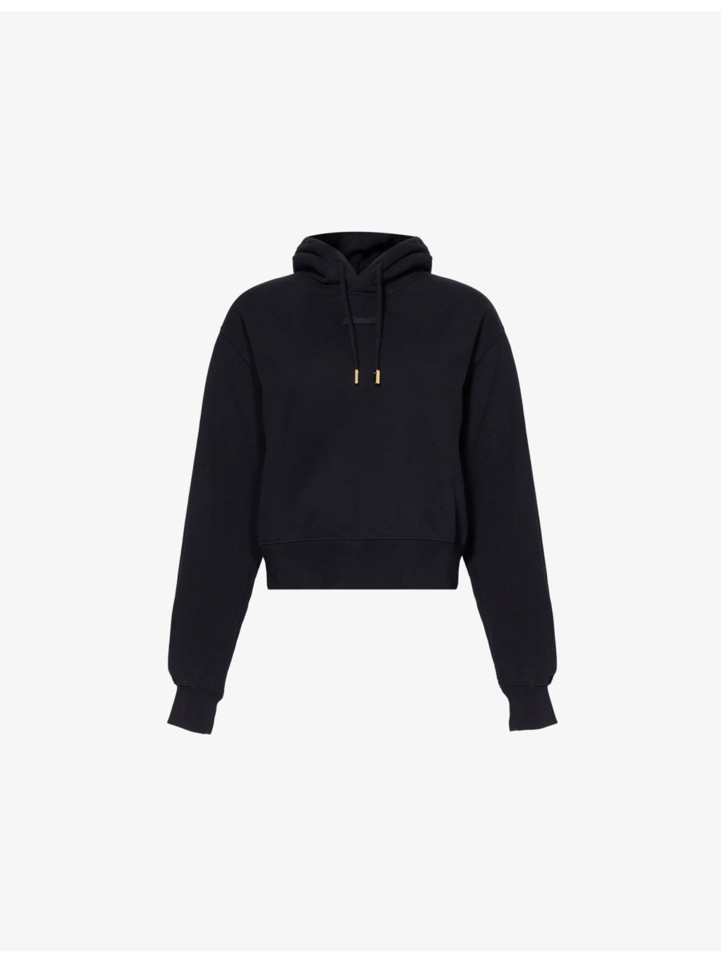 Le Hoodie brand-tab cotton-jersey hoody - 1