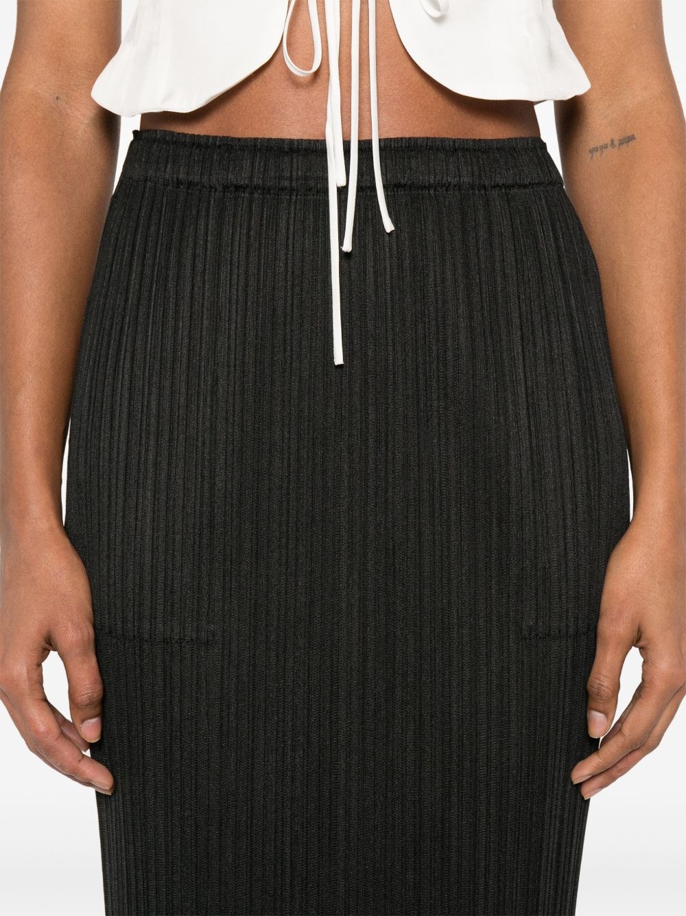 pleated midi skirt - 5