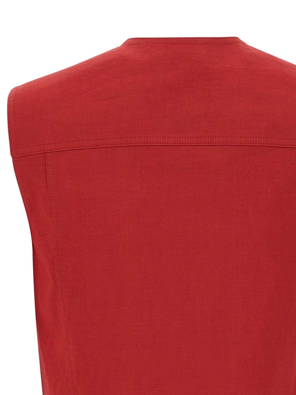 button-down vest - 5