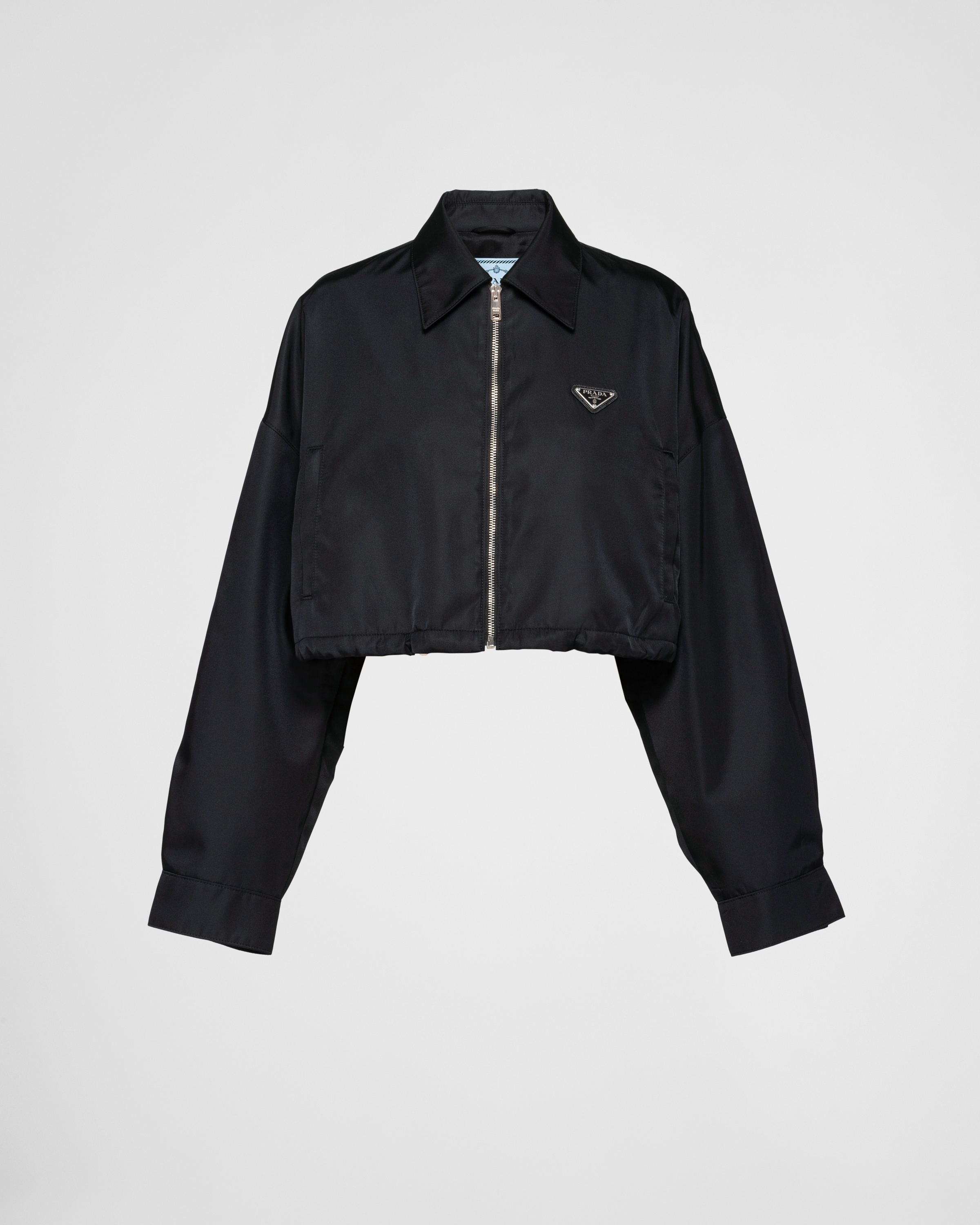 Re-Nylon cropped blouson jacket - 1