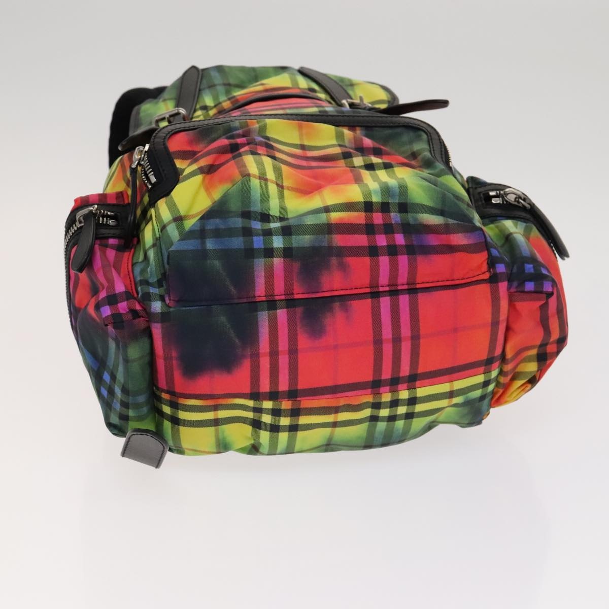 Burberry Nova Check Backpack Nylon Black Rainbow - 5
