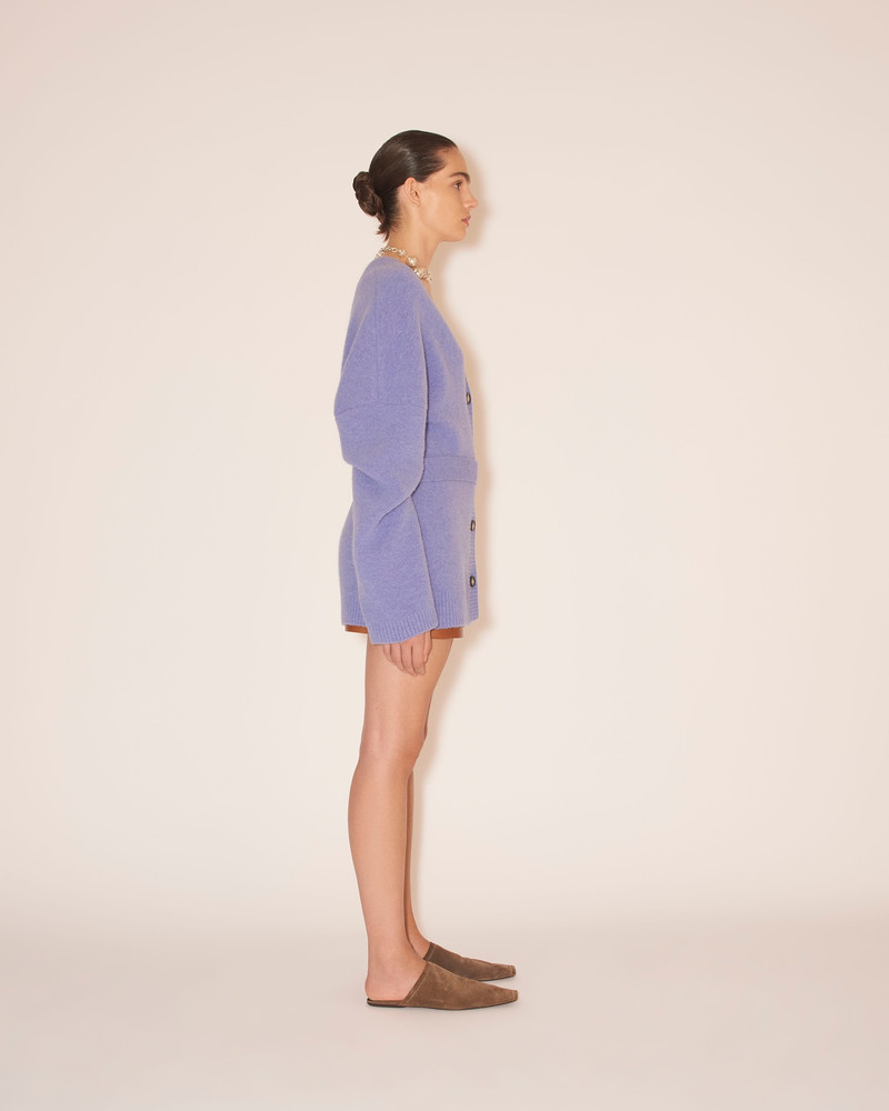 ESRE - Belted cardigan - Lilac 3
