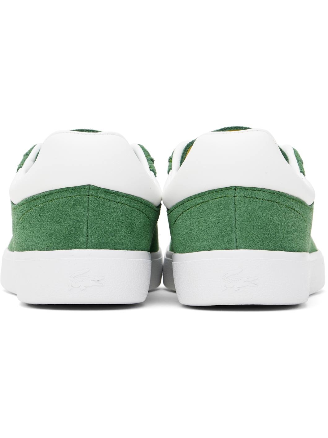 Green Baseshot Leather Sneakers - 2