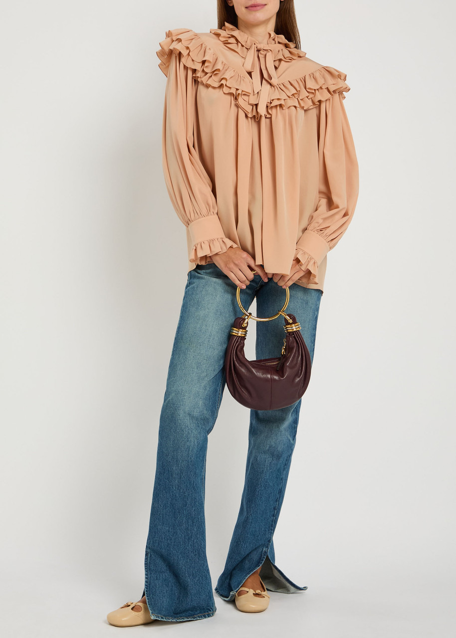 Chloe Ruffled Silk-chiffon Blouse - 4