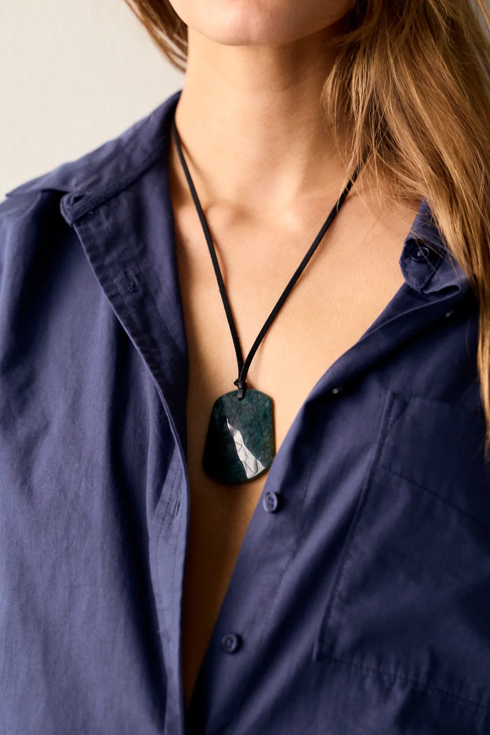 Lena Semiprecious Stone Necklace - 1