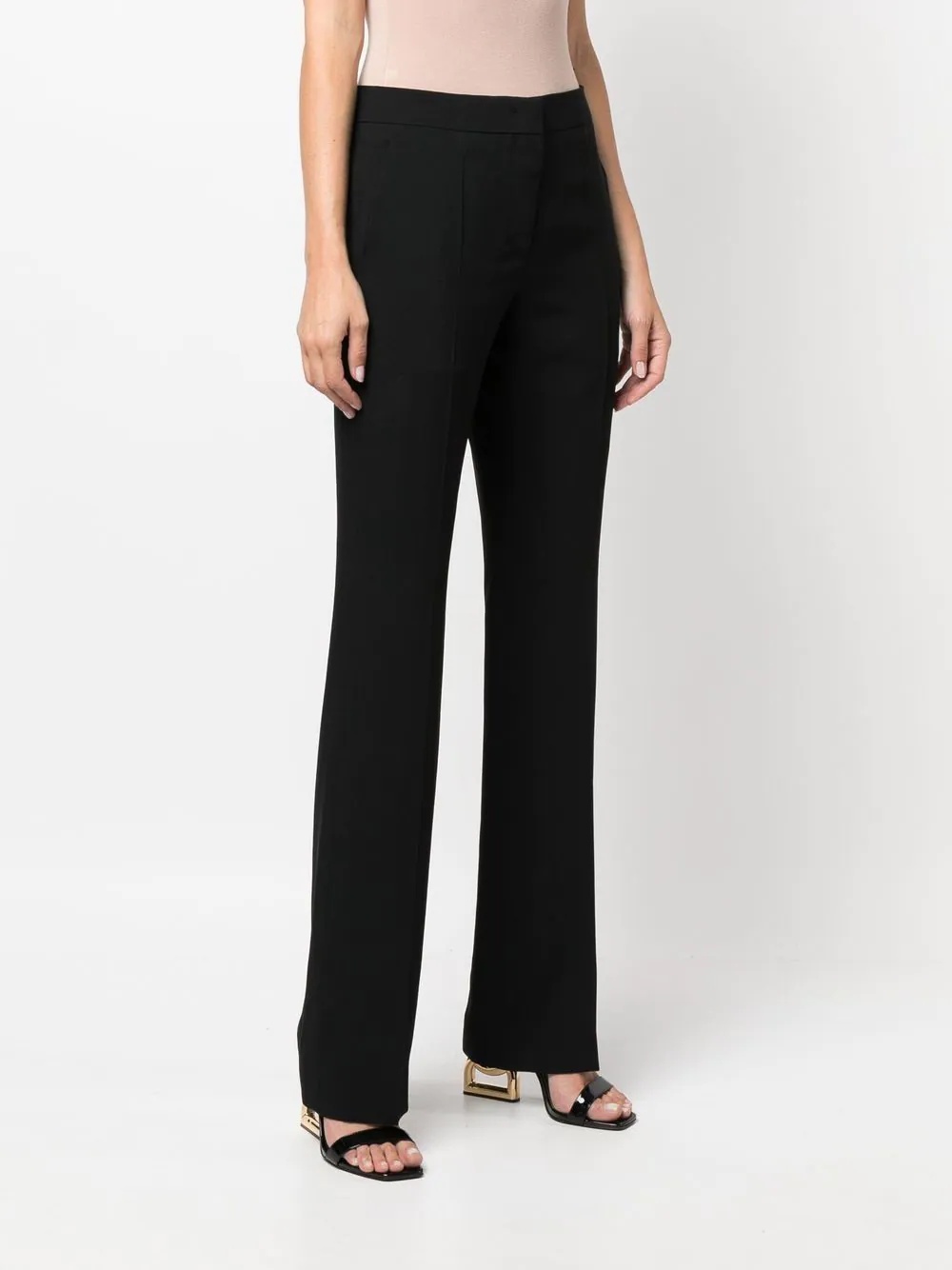 tailored straight-leg trousers - 3