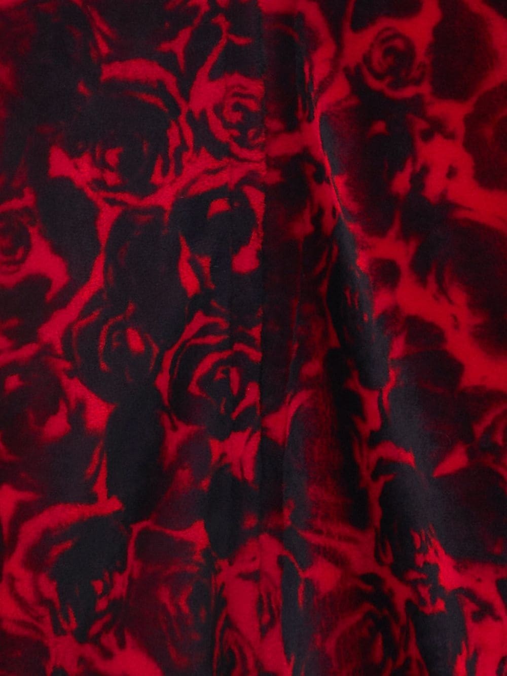 floral-print shearling jacket - 2