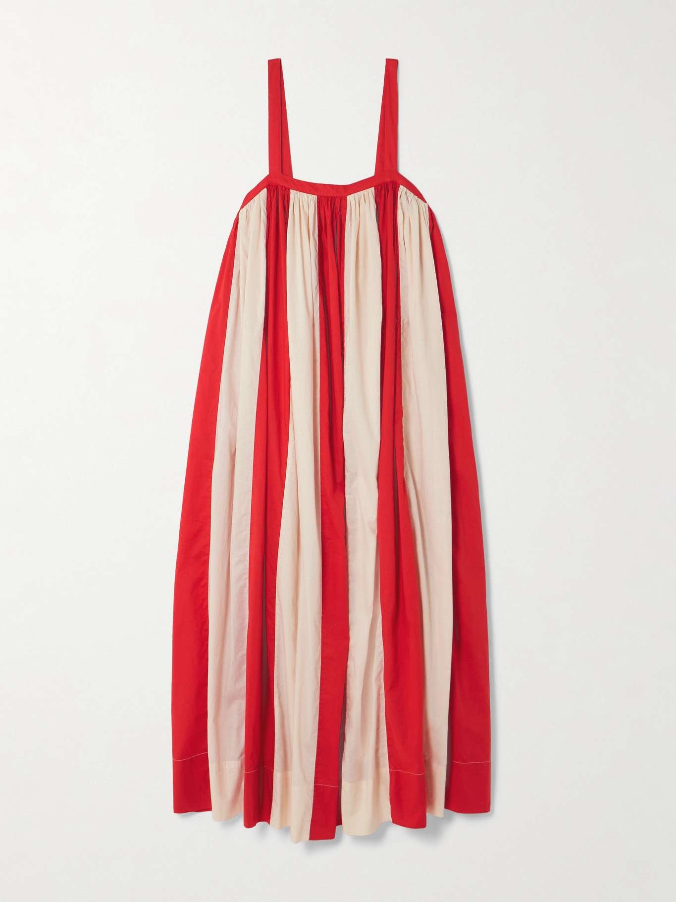 Liberty striped cotton maxi dress - 1