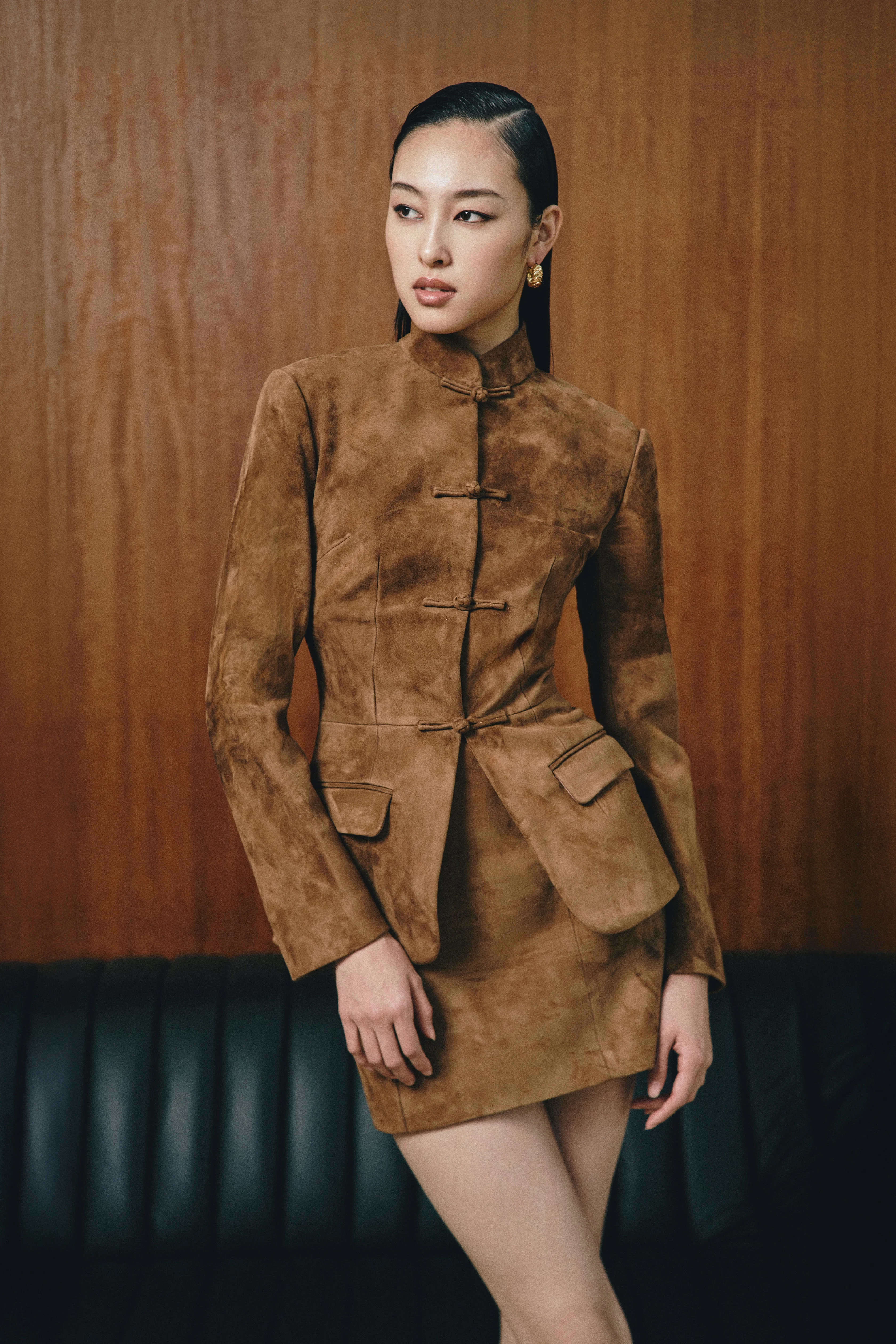 ALBA SUEDE TANG JACKET - 1