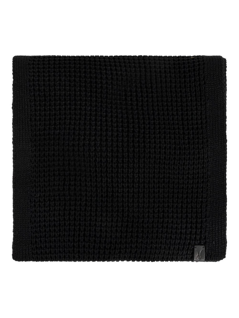 textured logo-plaque scarf 1
