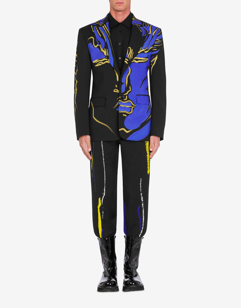 Moschino TONY VIRAMONTES ARCHIVE COOL WOOL JACKET outlook