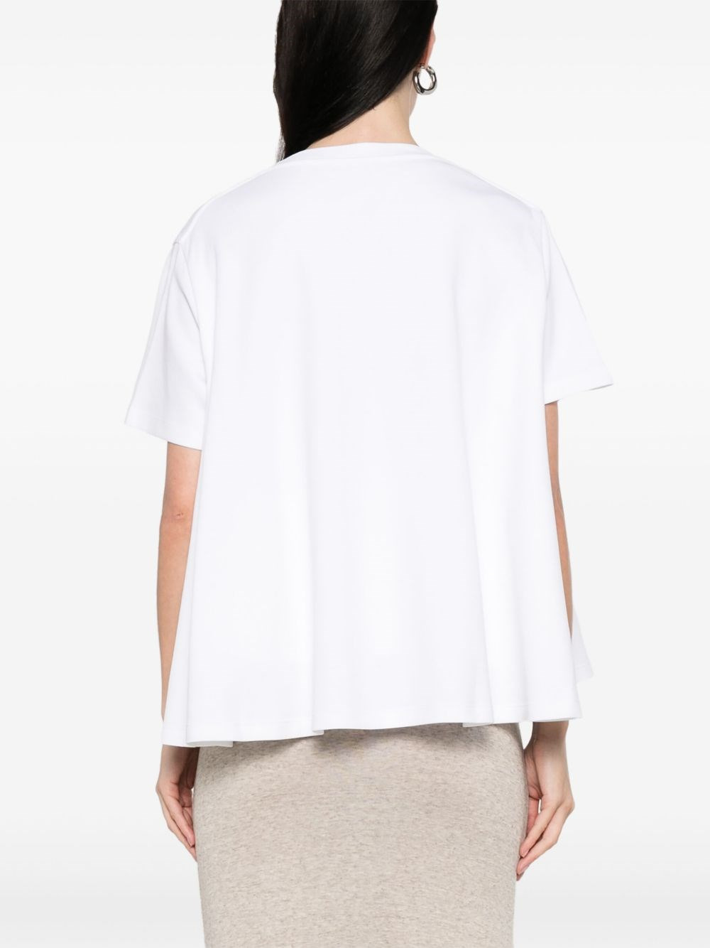 Anagram cotton trapeze t-shirt - 4
