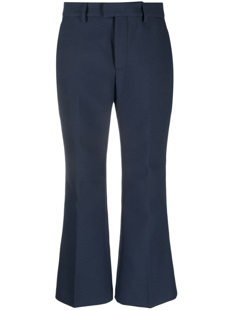 wide-leg cropped trousers 1