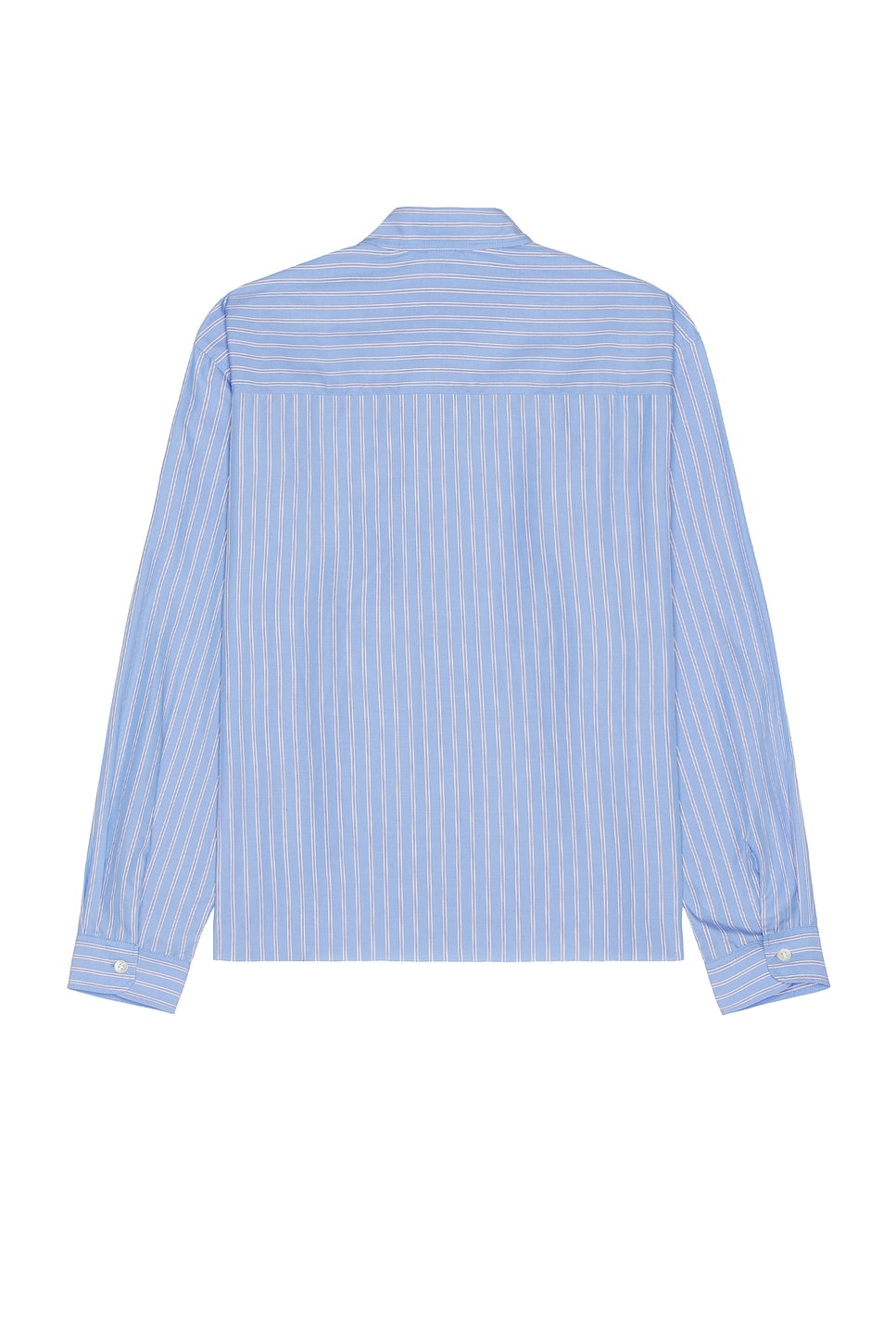 Stripe Poplin Long Sleeve Hemi - 2