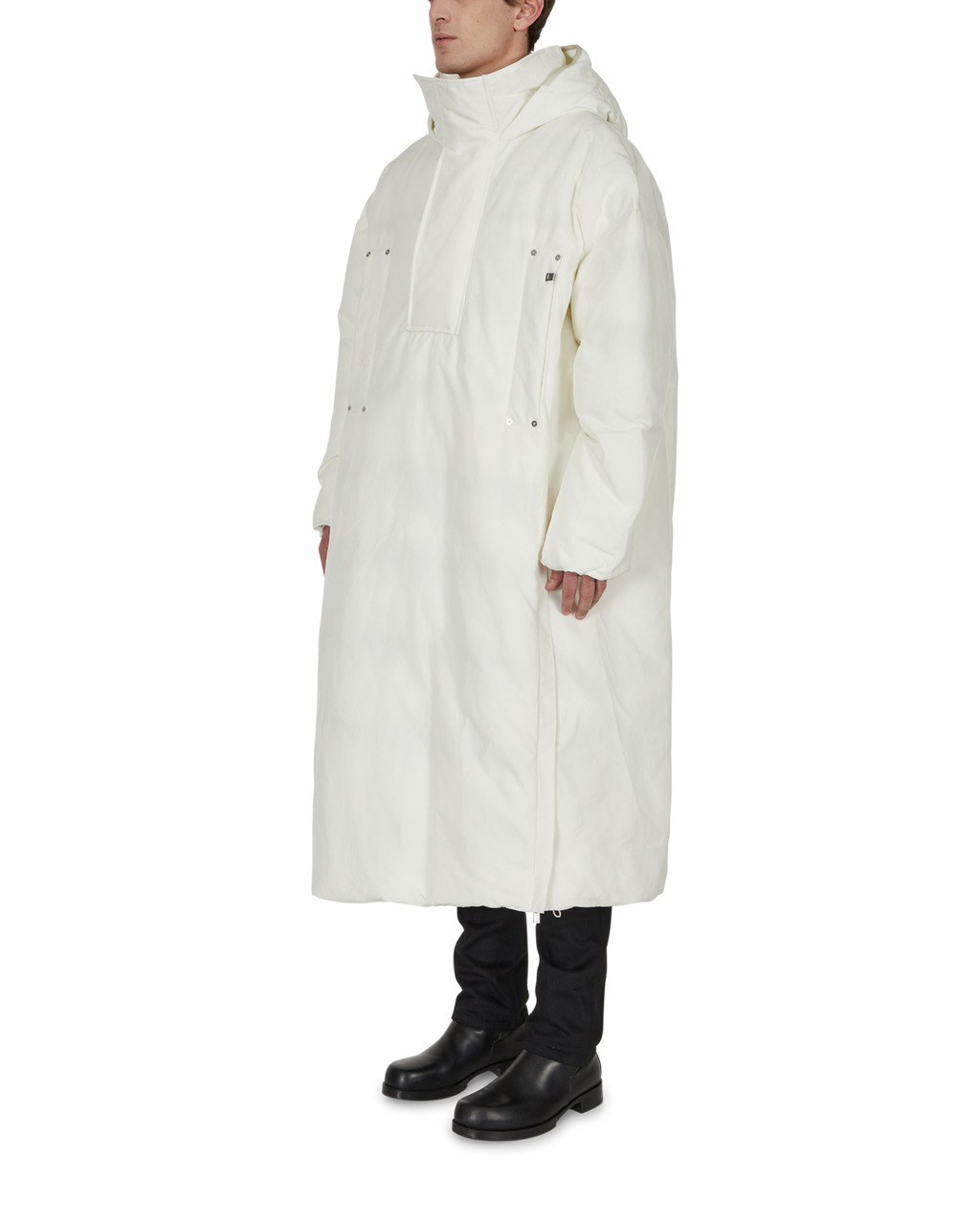 NYLON PULLOVER PUFFER COAT - 3