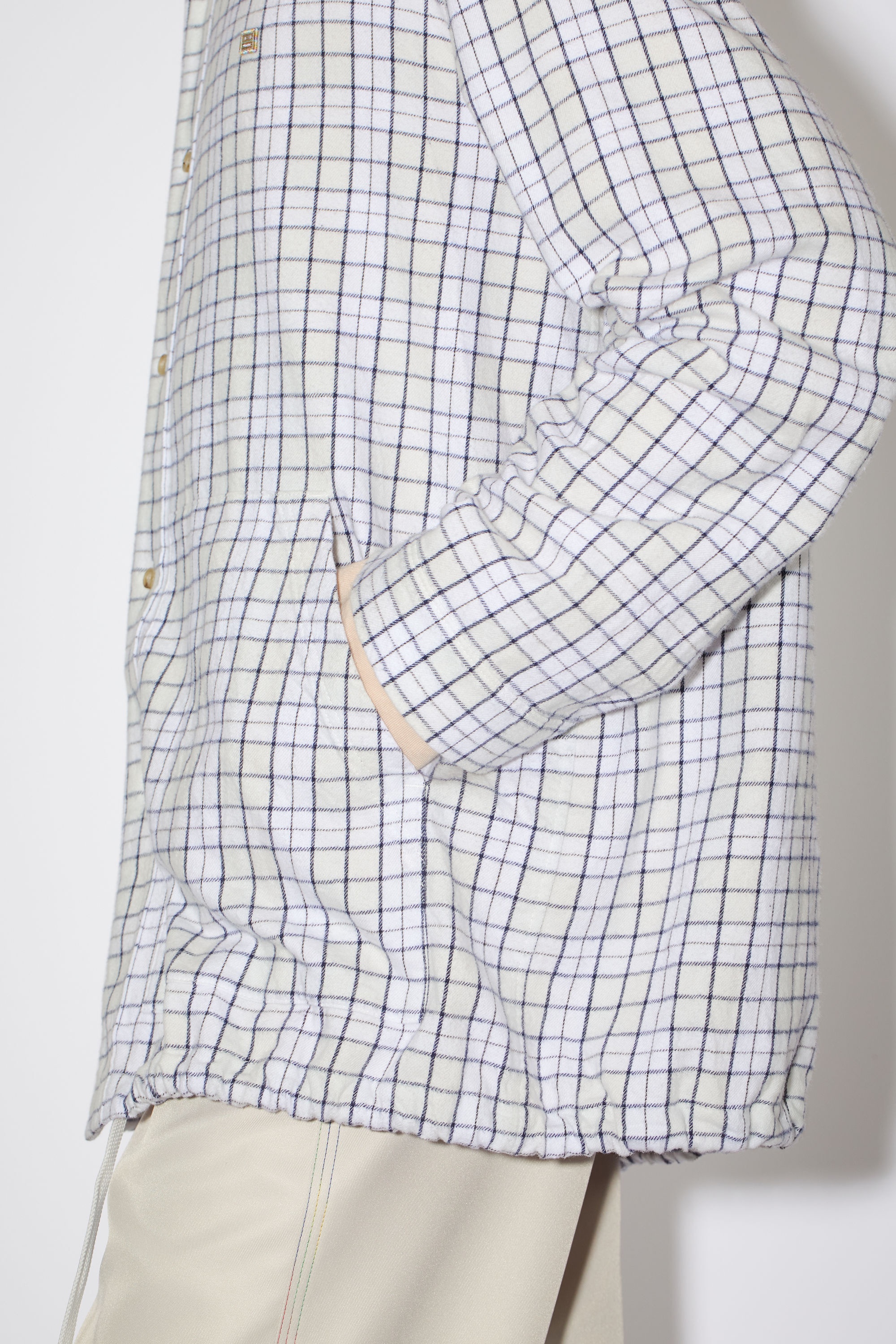 Flannel shirt - White/black - 5