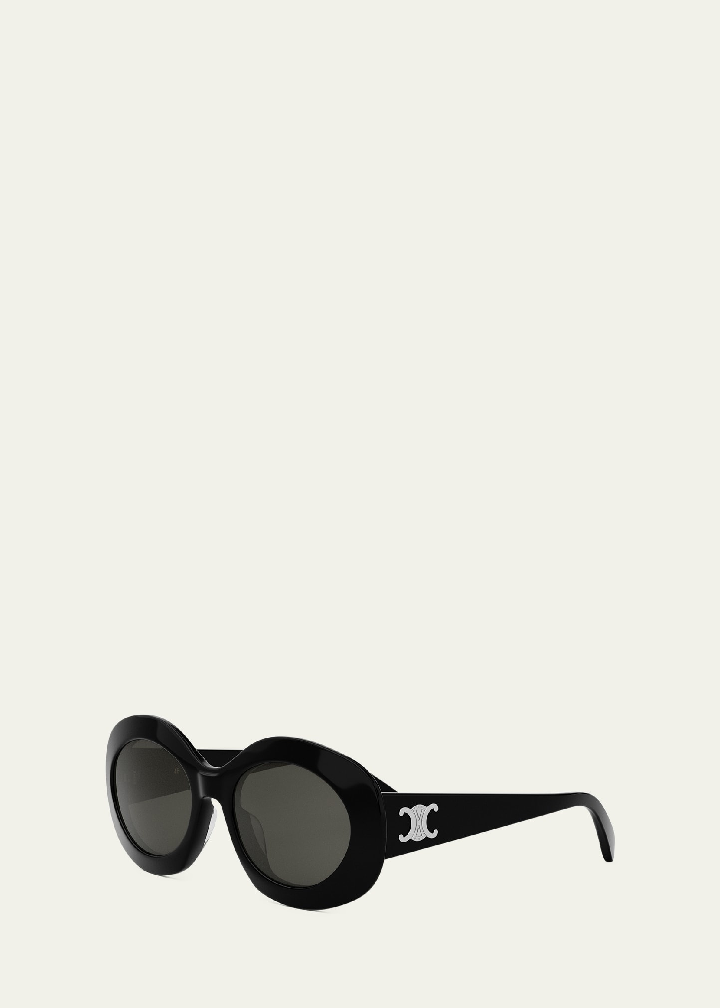 Triomphe Round Acetate Sunglasses - 2