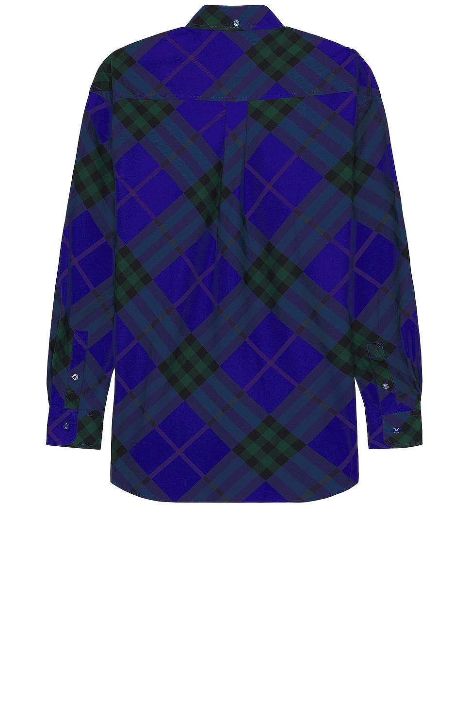 Long Sleeve Check Pattern Shirt - 2